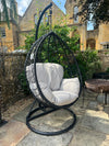 Swinging Black Garden Egg Chair