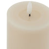 Light Taupe LED Wax Pillar Candle