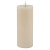 Light Taupe LED Wax Pillar Candle