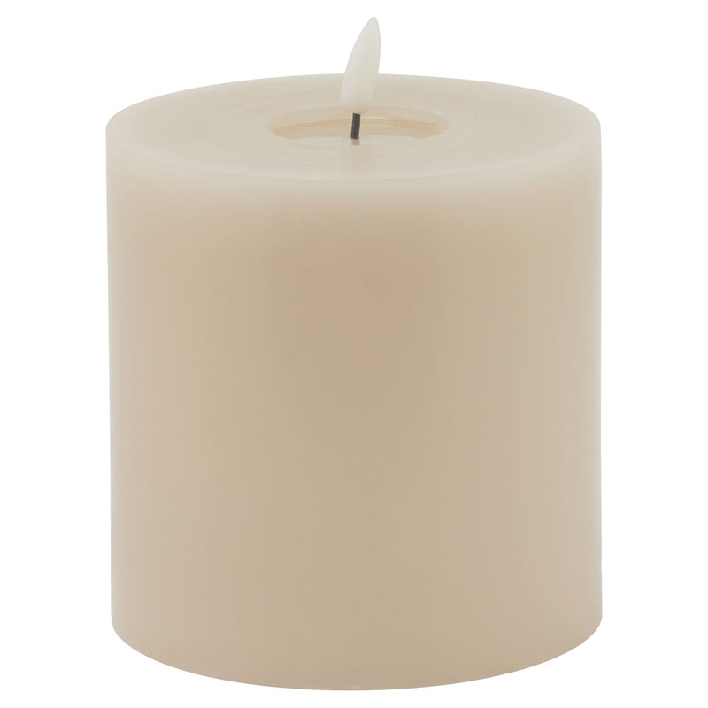 Light Taupe Led Wax Candle