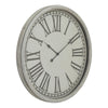 Old White Embossed Wall Clock