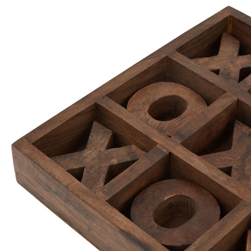 Wooden Noughts And Crosses Game