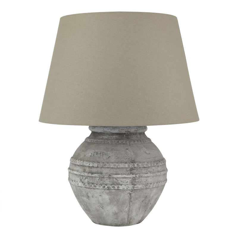 Beaded Stone Table Lamp