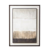 Modern Brown And White Framed Canvas