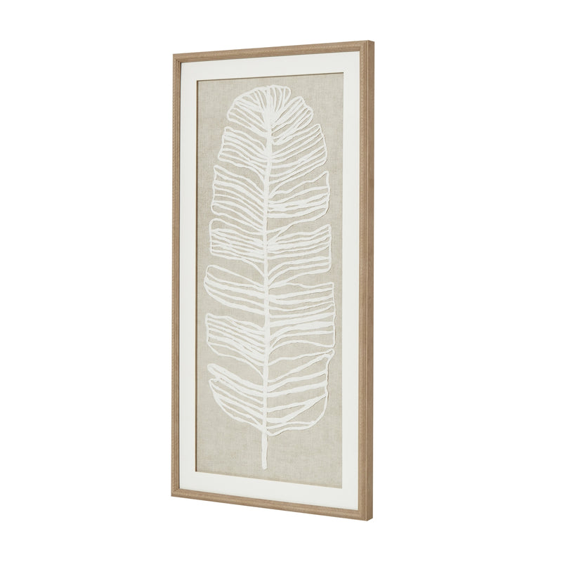 White Feather Mounted Wall Art