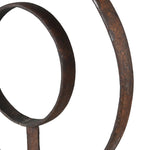 Distressed Iron Double Ring Stand