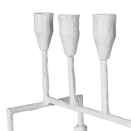 White Multi Candle Holder