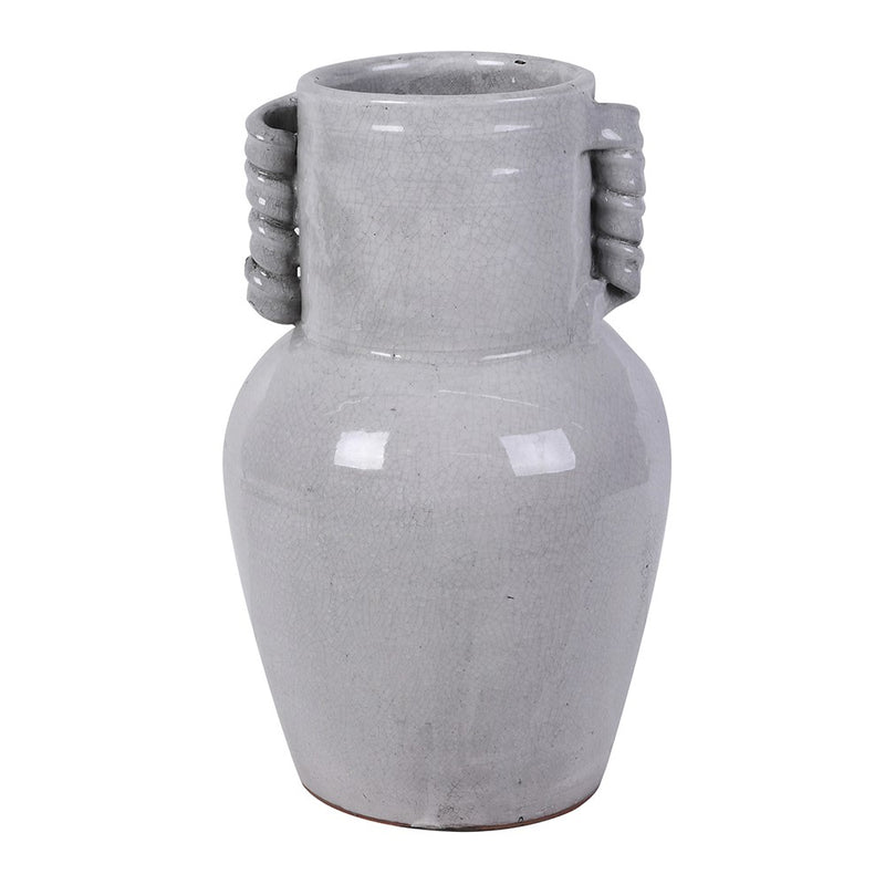 Grey Distressed Glazed Vase