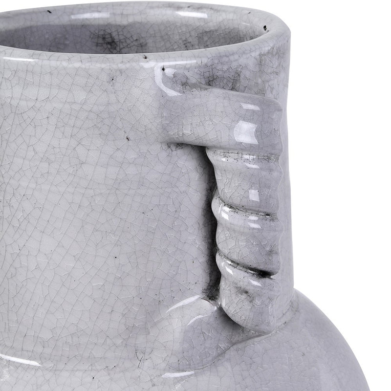 Grey Distressed Glazed Vase