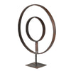 Distressed Iron Double Ring Stand