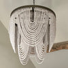 Draped Beaded Chandelier