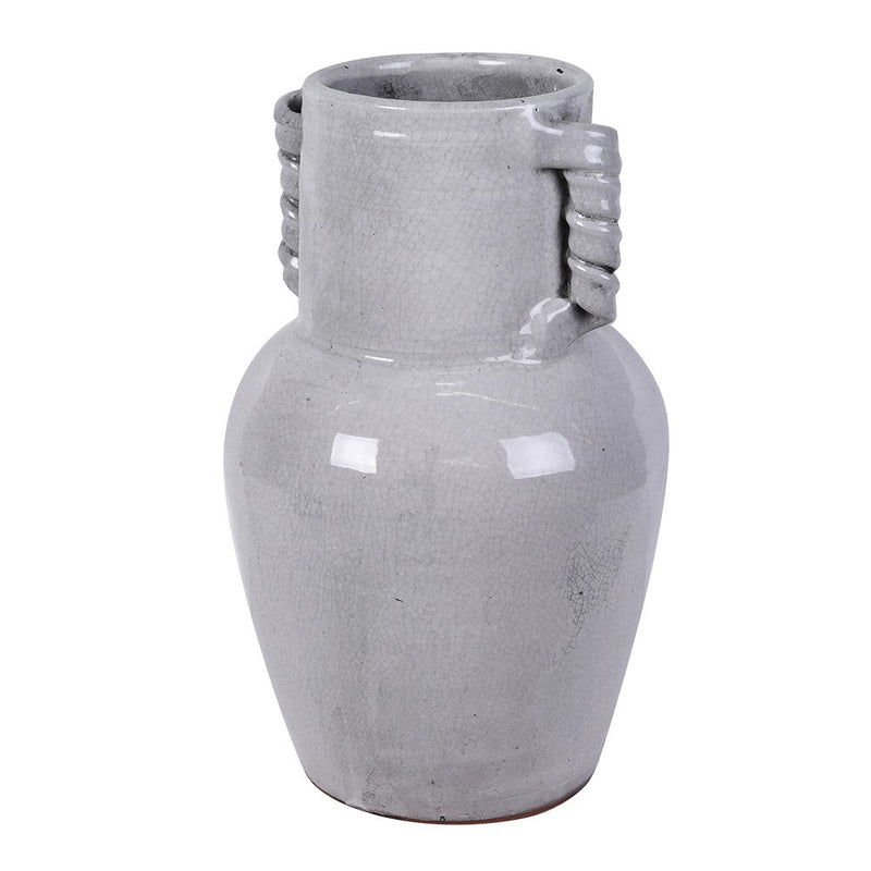 Grey Distressed Glazed Vase