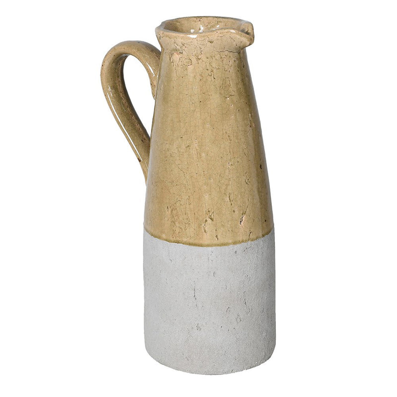 Rustic 2 Tone Ceramic Jug