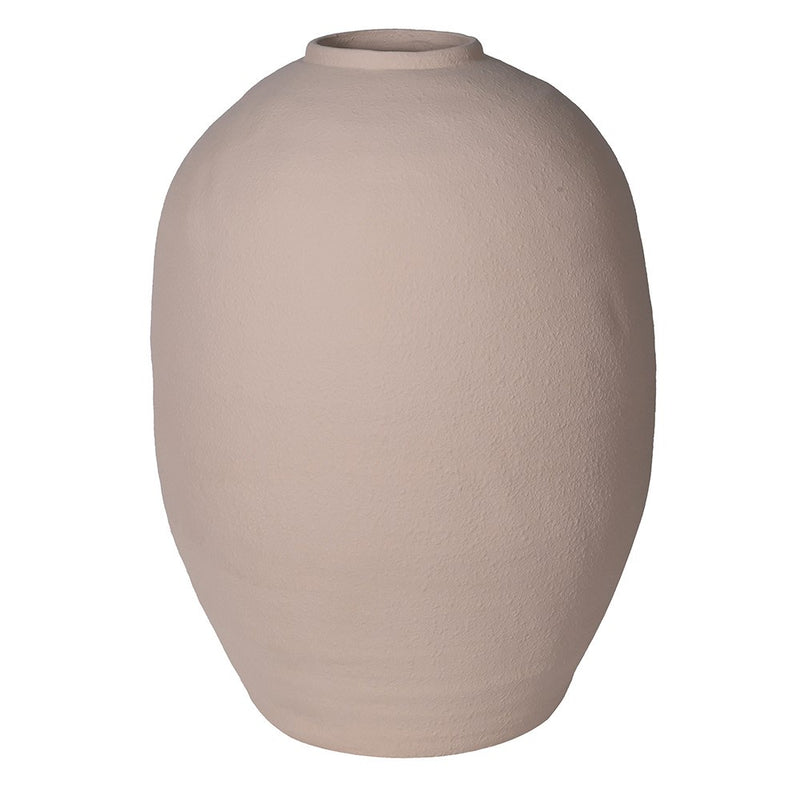 Tall Latte Ceramic Vase