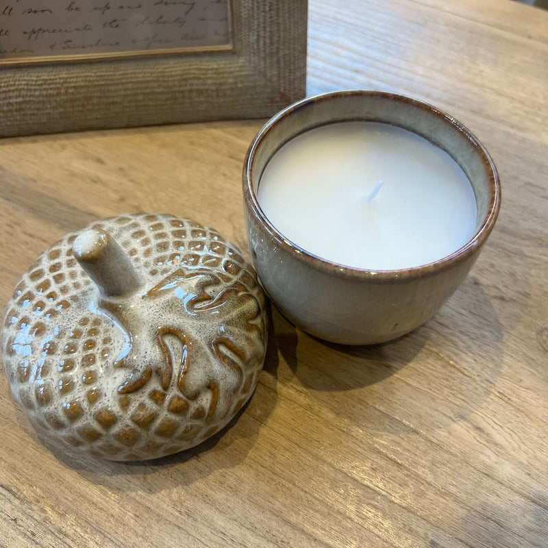 Acorn Lidded Candle