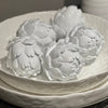 white artichoke decoration