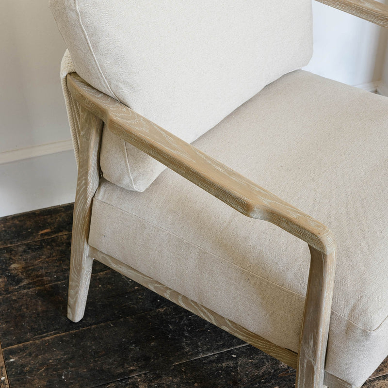 Monomoy Beige Rope Armchair