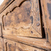 Vintage Reclaimed Elm Carved Console Table # 2