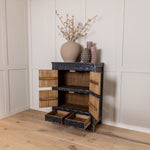 Reclaimed Pine Distressed Storage Cupboard