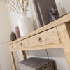 Reclaimed Elm 3 Drawer Console Table