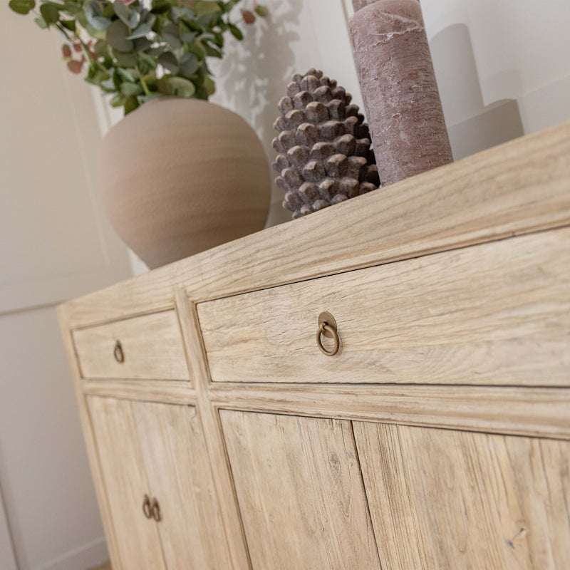 Reclaimed Elm 4 Door Sideboard