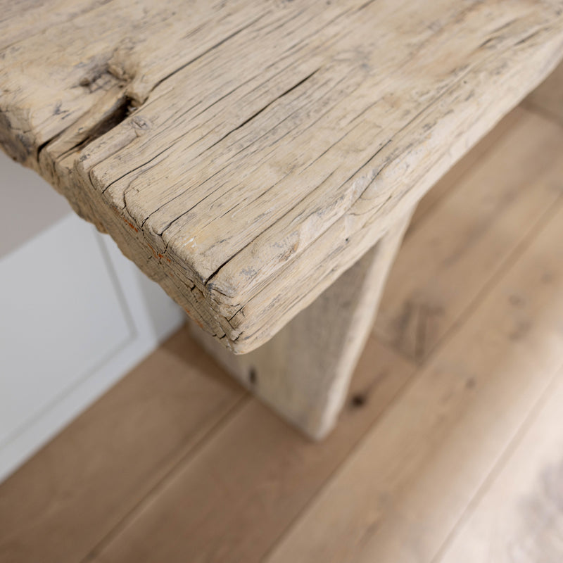 Simple Rustic Reclaimed Elm Console