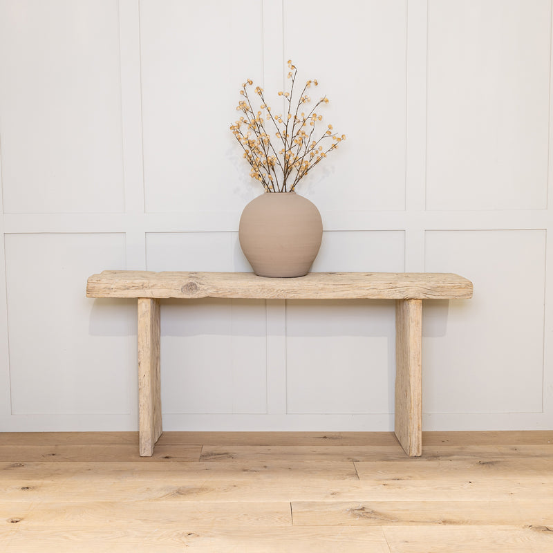 Simple Rustic Reclaimed Elm Console