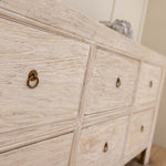 Reclaimed Elm Washed 6 Drawer Chest