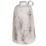 Distressed White Terracota Handle Vase